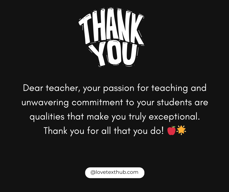 101 Sincere Thank You Teacher Quotes from Parents | Saying Thank You