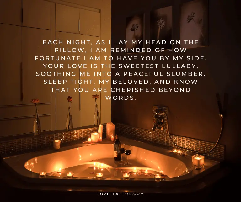 60 Wonderfully Romantic Good Night Love Messages for Couples