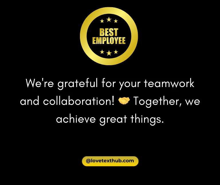 76+ Best Employee Appreciation Message