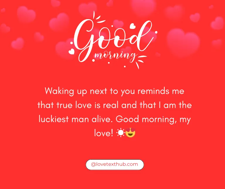 101 Deep Love Good Morning Message for My Wife