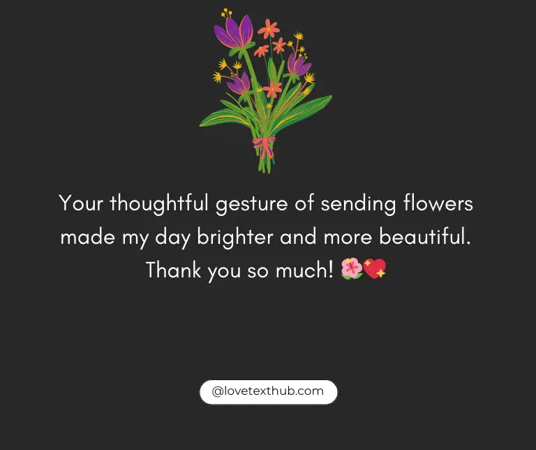 60+ Thank You Notes to Coworkers for Flower Gifts