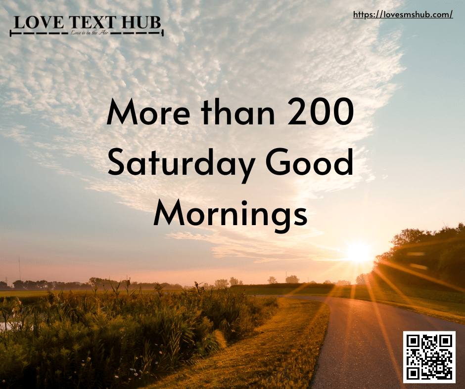 More than 200 Saturday Good Mornings