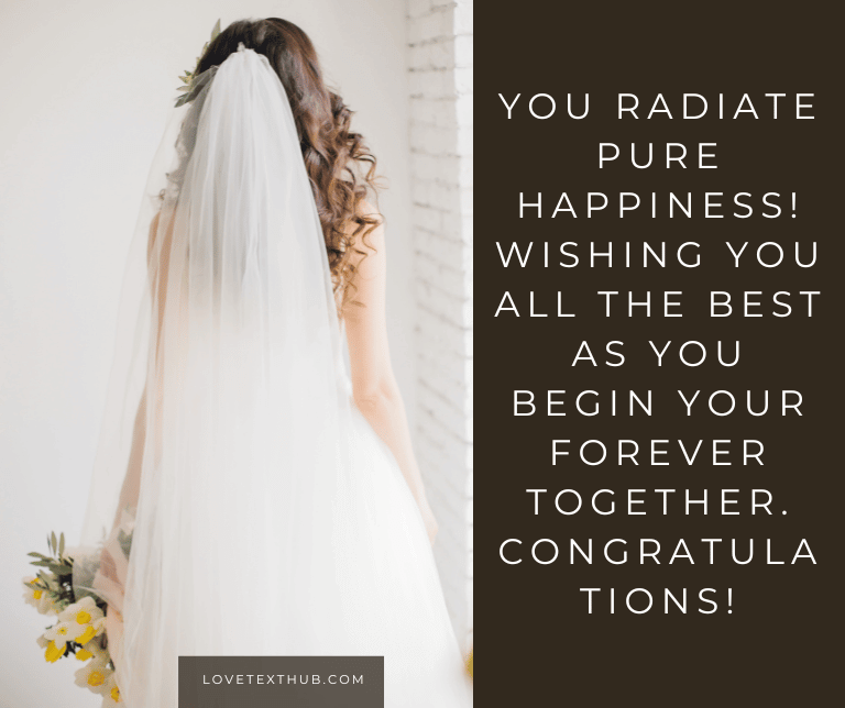 75+ Best Wishes or Congratulations For Bride