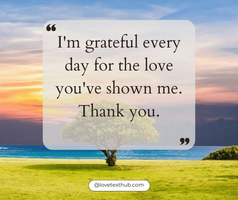 Thank You For Loving Me Quotes