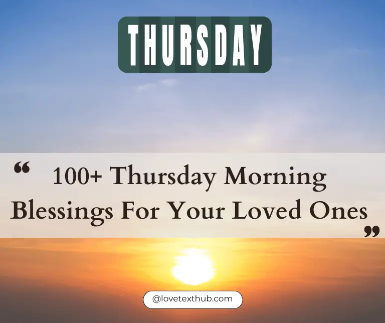 Thursday Morning Blessings For Your Loved Ones