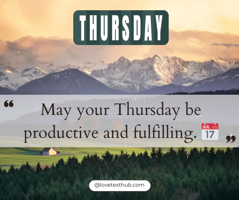 Thursday Morning Blessings For Your Loved Ones