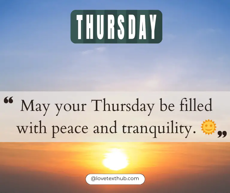 Thursday Morning Blessings For Your Loved Ones